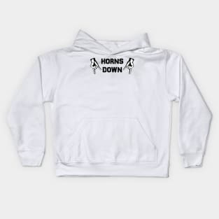 Horns Down Kids Hoodie